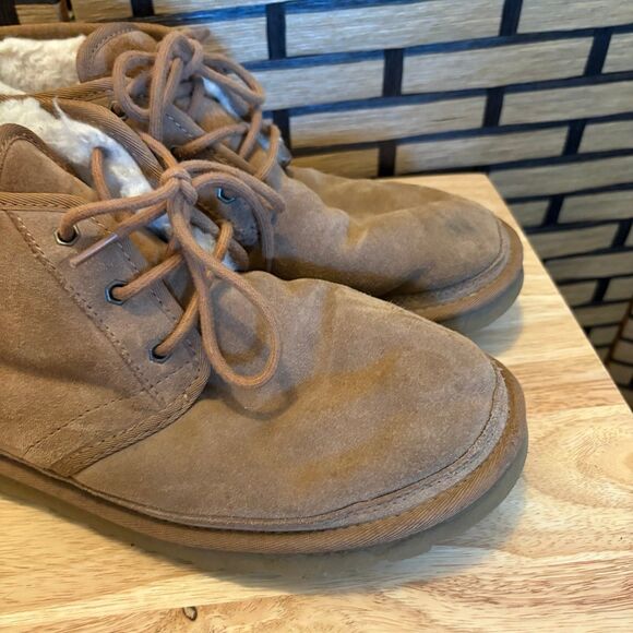 UGG Brown Neumel Chukka Boots Size 12 - Picture 5 of 12